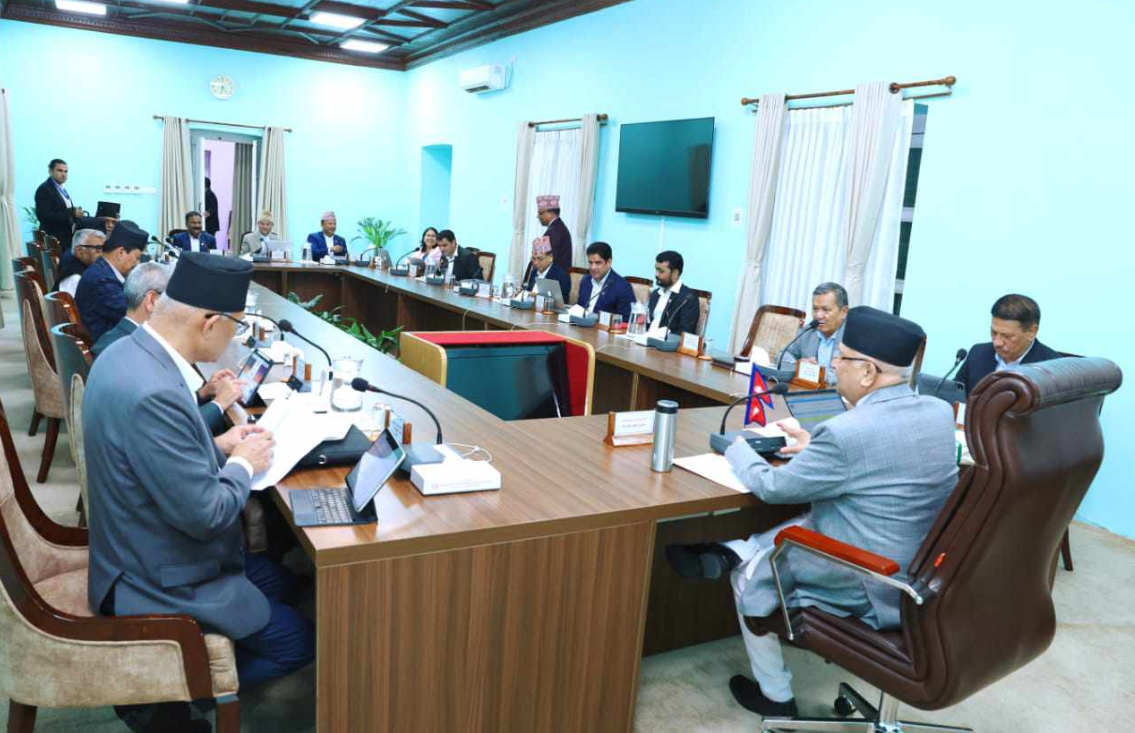 बालुवाटारमा मन्त्रिपरिषद् बैठक बस्दै