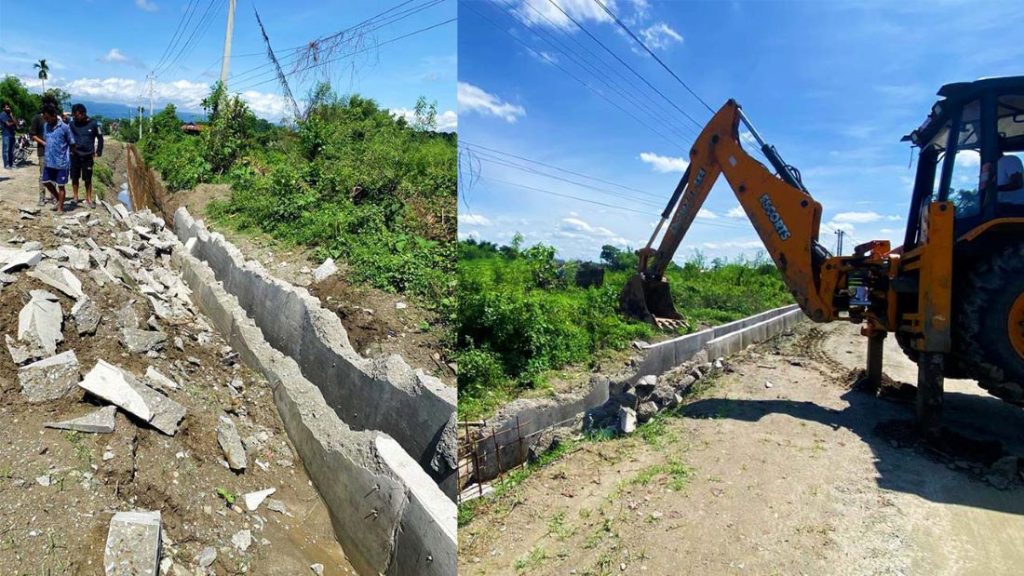 बन्दै गरेको सडक न्यून गुणस्तरको पाइएपछि भत्काइयो …