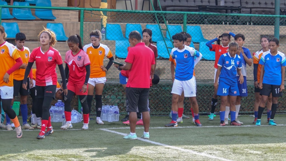 साफ महिला च्याम्पियनसिप फुटबलमा आज नेपाल र माल्दिभ्सबीच प्रतिस्पर्धा हुँदै