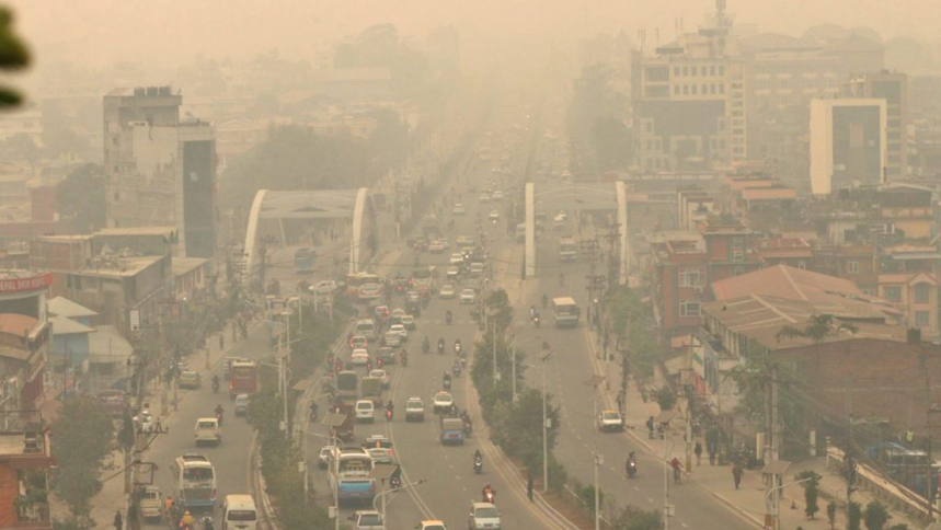 काठमाडौँ बन्यो विश्वकै छैटौँ प्रदूषित सहर