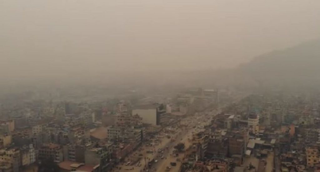 देशमा वायु प्रदूषण खतरनाक तहमाथि, अनावश्यक यात्रा नगर्न स्वास्थ्य मन्त्रालयको अनुरोध