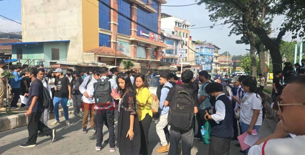 जेन जी प्रदर्शनलाई लक्षित गर्दै काठमाडौंका मुख्य क्षेत्रमा कडा सुरक्षा व्यवस्था