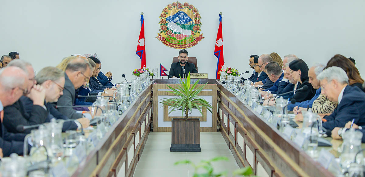 Prime Minister Shah holds meeting with EU Ambassadors
