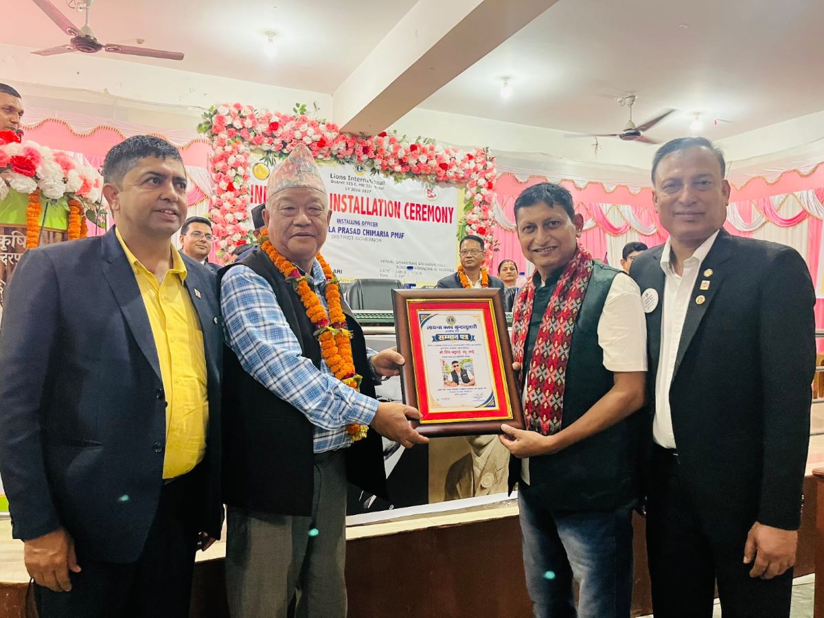 पत्रकार शिव भट्टराई भोजपुरे सम्मानित, तीन दशकको पत्रकारिता योगदानको कदर